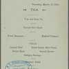 U.S.M.S. "Philadelphia," tea.