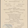 U.S.M.S. "Philadelphia," breakfast.