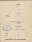 Twenty-third annual dinner of the New York Florist's Club at the Fifth Avenue Restaurant.