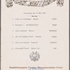 Norddeutscher Lloyd Bremen, dinner à la carte.