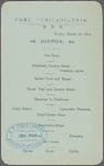 U.S.M.S. "Philadelphia," dinner.