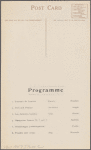 Dinner menu, S. S. "Vaderland," March 18th, 1910.