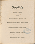 Hotel Ten Eyck, menu.