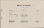 Hotel Savoy, menu.