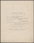 Annual banquet, New York County Prohibitionists.