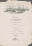 Norddeutscher Lloyd Bremen, dinner.