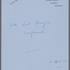 Autograph letter signed to Everina Wollstonecraft, 11 May 1787