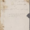 Autograph letter signed to Joseph Johnson, 5 December [1786]