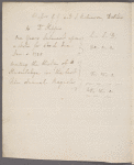 Holograph statement of account signed to G.G. and J. Robinson, 20 January 1795