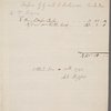 Holograph statement of account signed to G.G. and J. Robinson, 20 January 1795