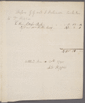 Holograph statement of account signed to G.G. and J. Robinson, 20 January 1795