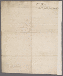 Holograph statement of account signed to G.G. and J. Robinson, 20 January 1795