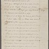Autograph verse letter signed to Sarah Love Peacock, 14 February 1795