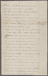 Autograph verse letter signed to Sarah Love Peacock, 14 February 1795