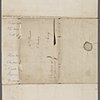 Autograph verse letter signed to Sarah Love Peacock, 14 February 1795