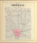 Cayuga County, Left Page [Map of town of Moravia]