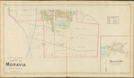 Cayuga County, Left Page [Map South Part village of Moravia]