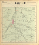 Cayuga County, Left Page [Map of town of Locke]