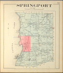 Cayuga County, Right Page [Map of Springport]