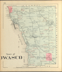 Cayuga County, Left Page [Map of town of Owasco]