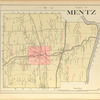 Cayuga County, Left Page [Map of town of Mentz]
