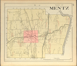 Cayuga County, Left Page [Map of town of Mentz]