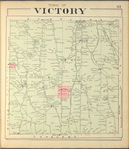 Cayuga County, Right Page [Map of town of Victory]