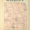 Cayuga County, Right Page [Map of town of Sempronius]