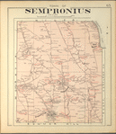 Cayuga County, Right Page [Map of town of Sempronius]