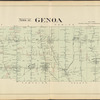 Cayuga County, Left Page [Map of town of Genoa]