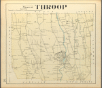 Cayuga County, Left Page [Map of town of Throop]