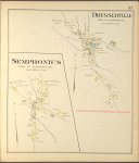 Cayuga County, Right Page [Map of Sempronius, Dresserville]