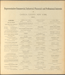 Cayuga County, Right Page 1: Representative Commercial, Industrial, Financial and Professional Interests