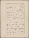 Autograph letter signed to George Dyson, [circa late 1796]