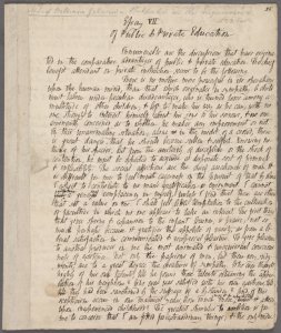 William Godwin manuscript material