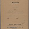Holograph review of Albert de Nordenshild
