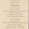 Lunch And Dinner held by Nordeutscher Lloyd Bremen at on Board S.S. 'KronPrinzessin Cecile'