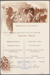 Breakfast, Norddeutscher Lloyd Bremen; Speise-Karte