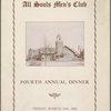 Fourth Annual Dinner, All Souls Men's Club