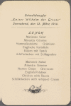 Lunch, Norddeutscher Lloyd Bremen