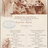 Speise-Karte. Nittagessen, Norddeutscher Lloyd Bremen