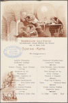Speise-Karte. Nittagessen, Norddeutscher Lloyd Bremen