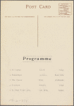 Supper Menu, Red Star Line Antwerpen-NewYork-Antwerpen-Boston