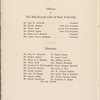 Fifth Annual Dinner of The Macdowell Club of New York City