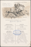 Speise-Karte, Norddeutscher Lloyd Bremen