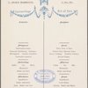 Breakfast (?) held by Nordeutscher Lloyd Bremen at on Board the SS George Washington