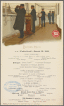 Dinner Menu, S.S. "Vaderland"