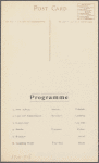 Dinner Menu, S.S. "Vaderland"