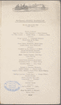 Nordeutscher Lloyd Bremen on Board the SS George Washington Concert Programm