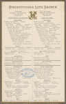 Lunch a la carte, Norddeutscher Lloyd Bremen